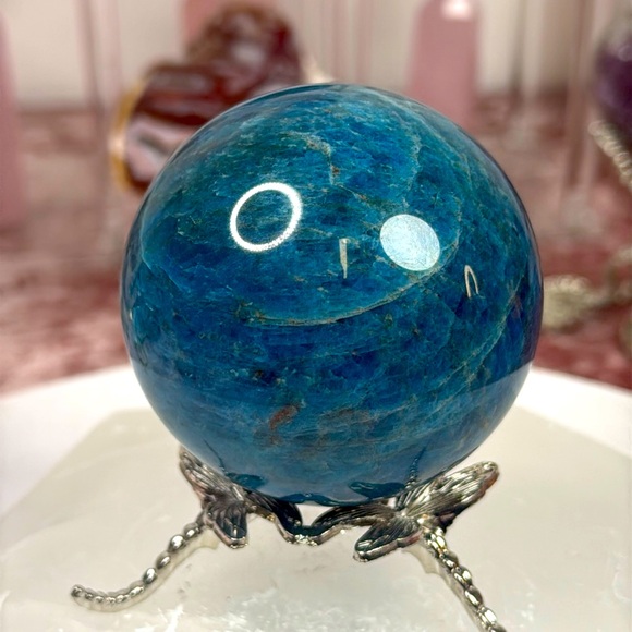 Other - Blue Apatite Sphere 8”. 13 oz